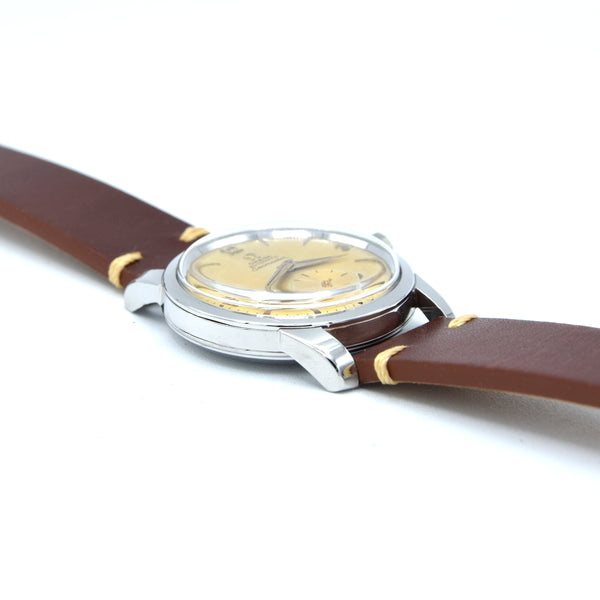 1954 Omega Seamaster Automatic Wristwatch Model 2846 / 2848 with Original Pumpkin patina Dial