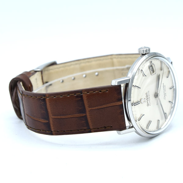 1966 Omega Seamaster Deville steel Automatic all original onyx Dial date Model 166.020 Mint condition