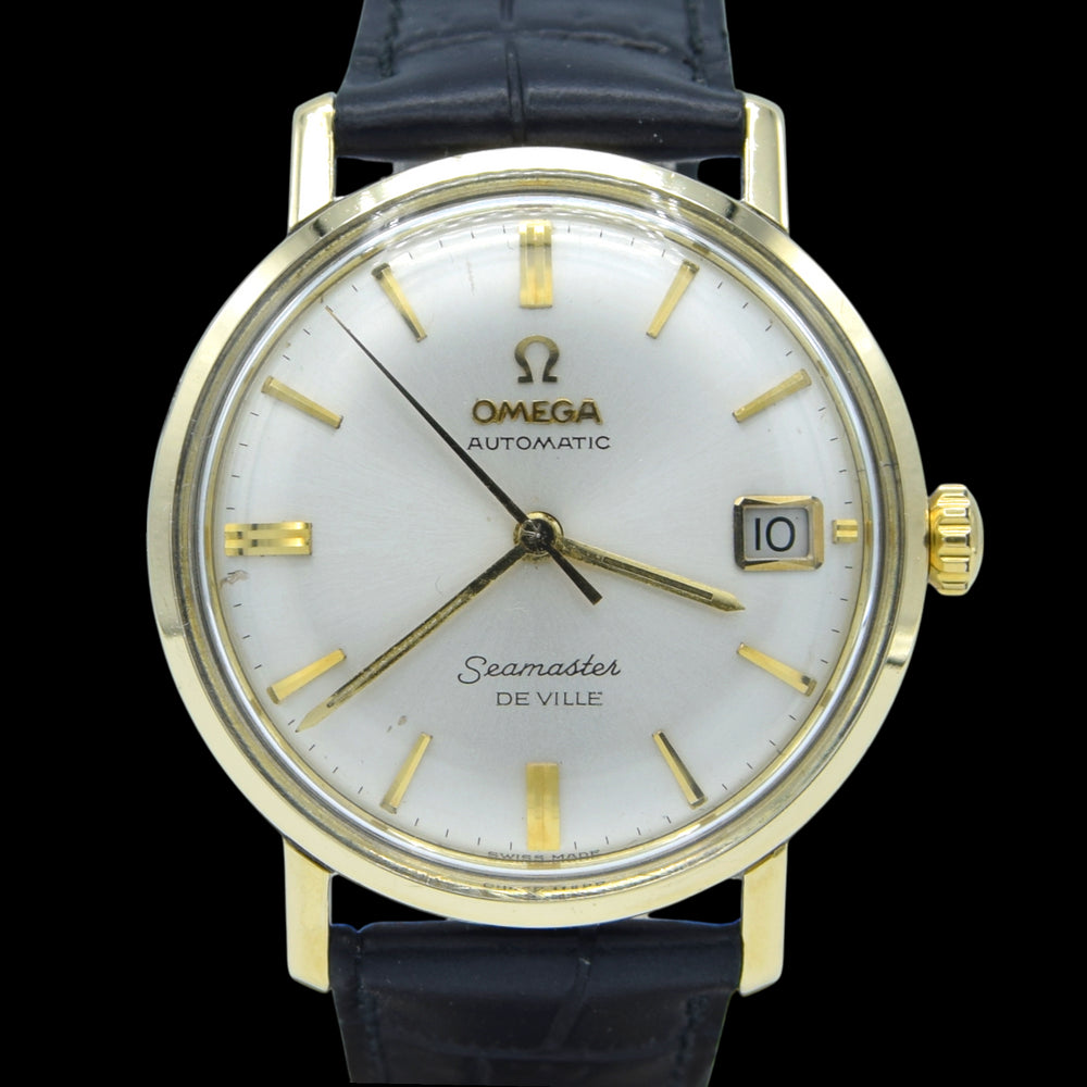 1963 Omega Automatic Seamaster De Ville Date Model 166.020 monocoque in Gold & Steel case