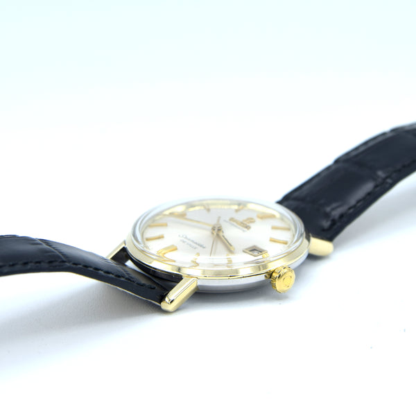 1963 Omega Automatic Seamaster De Ville Date Model 166.020 monocoque in Gold & Steel case