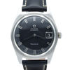1968 Omega Geneve Automatic Date Model 166.041 original matte black dial in Steel Cal 565