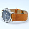 1969 Omega Geneve Automatic calendar  Model 165.070 with Stunning Rare Electric Blue Dial