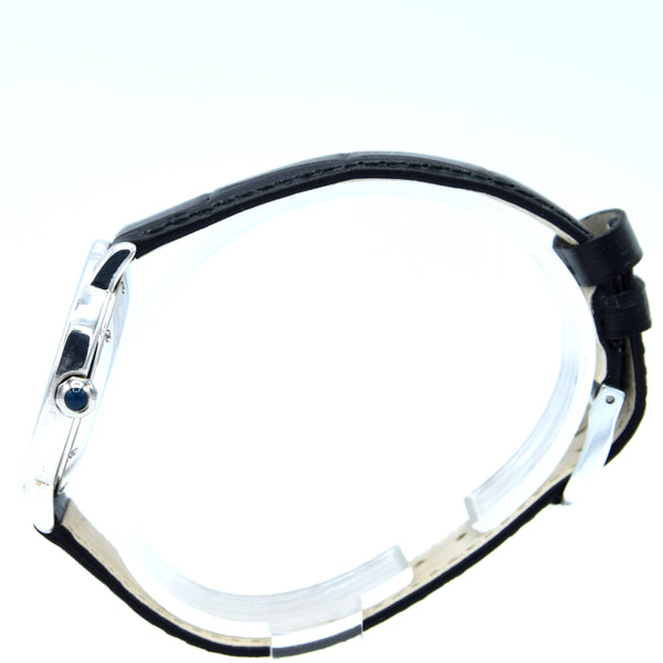 1994 Cartier 'Must de' Ronde with Roman Numerals in 925 Sterling Silver Vermeil Case Model 1800