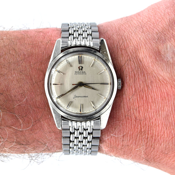1959 Omega Seamaster Automatic Wristwatch Model 14700 in stainless steel Caliber 552