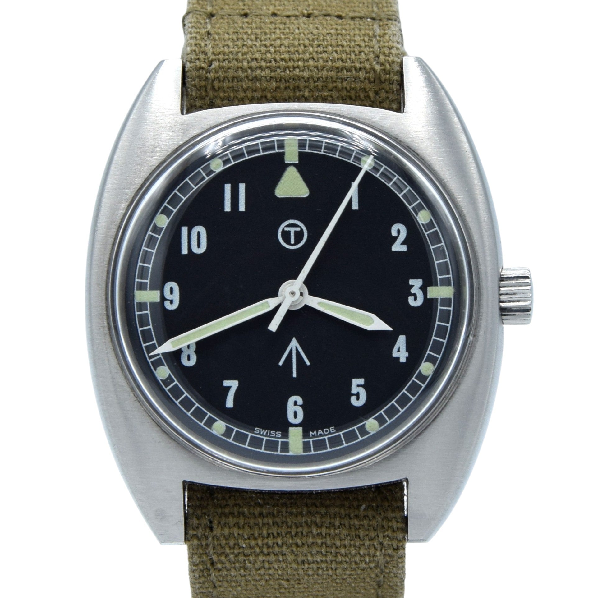 1976 Super Rare 6BB/5238290 'Lost Navigatoir Mechanical British Royal Air-force Issue Wristwatch with Hacking Seconds