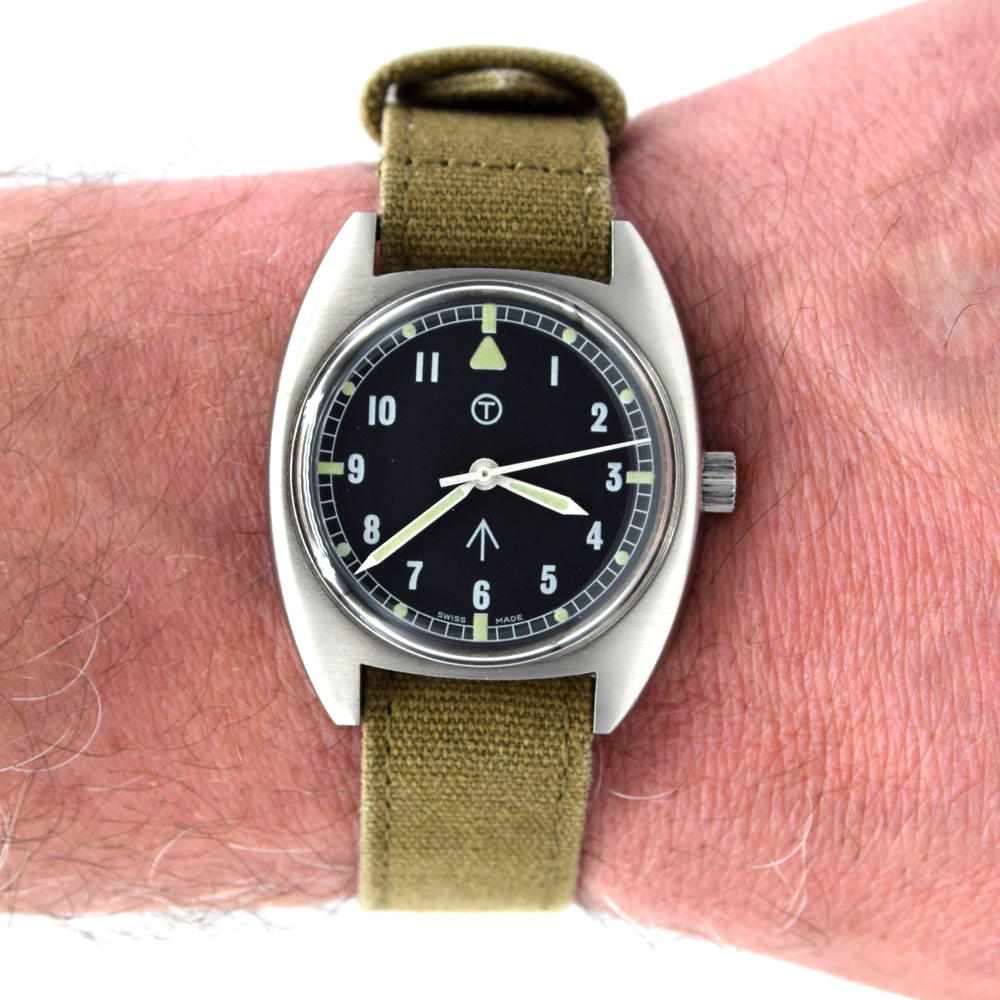1976 Super Rare 6BB/5238290 'Lost Navigatoir Mechanical British Royal Air-force Issue Wristwatch with Hacking Seconds