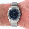1970 Omega Geneve Model 135.041 Manual Wind with Rare Fixo-Flex Bracelet & electric blue dial