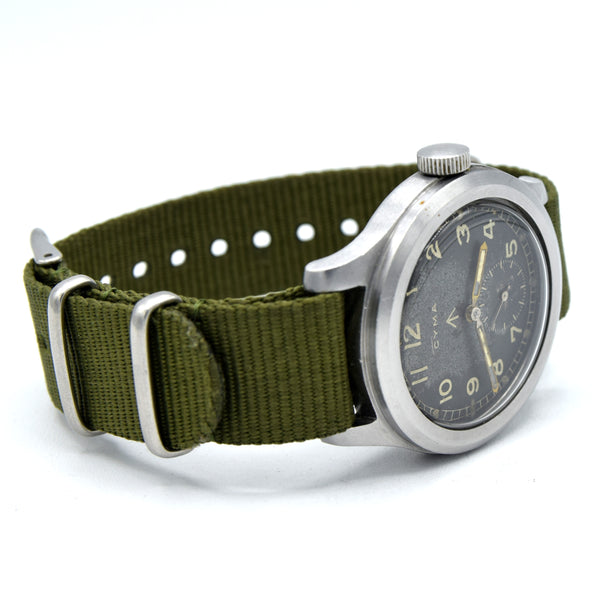 1940s Cyma Original British Military Issue Wristwatch WWW Army Watch WW2 One of the Dirty Dozen