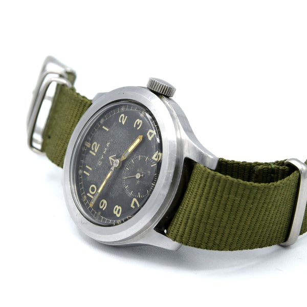 1940s Cyma Original British Military Issue Wristwatch WWW Army Watch WW2 One of the Dirty Dozen