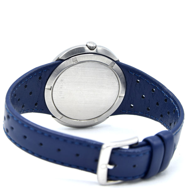 1969 Omega Geneve with Gorgeous matte grey Dial Model 135.033 in steel with strap and buckle