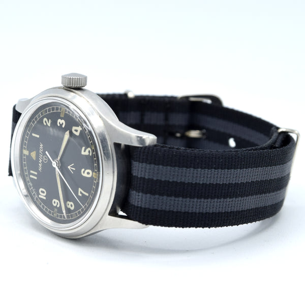 1967 Hamilton Rare & Unpolished Mk11 British Military Issue Wristwatch Model 6B-9614045 Royal Air Force