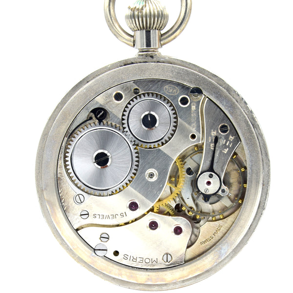1940s Moeris G.S.T.P British Military issue Service pocketwatch WW2 Swiss Movement