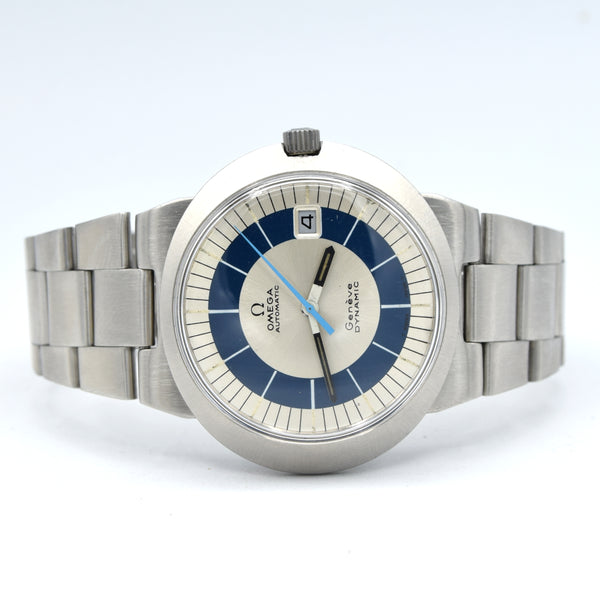 1972 Omega Geneve Dynamic Automatic Date model 166.039 Two Tone bullseye Dial Fernando Fontana