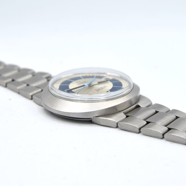 1972 Omega Geneve Dynamic Automatic Date model 166.039 Two Tone bullseye Dial Fernando Fontana