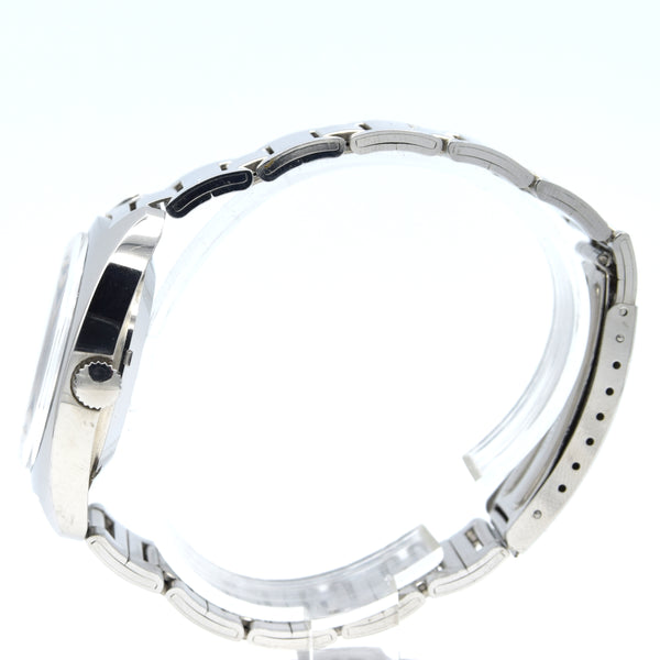 1970s Lanco Date automatic fumé dial unused watch Stainless Steel on Bracelet new old stock