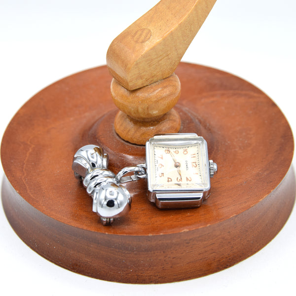 1940s New Old Stock Ladies Mechanical Pendant Watch – Swiss Movement – Retailed by McDowells in Dublin – Unused Time Capsule