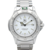 1990s TAG Heuer Date 4000 Series Polar white WF1212-KO - 34mm Stainless Steel on Flip-Lock Bracelet