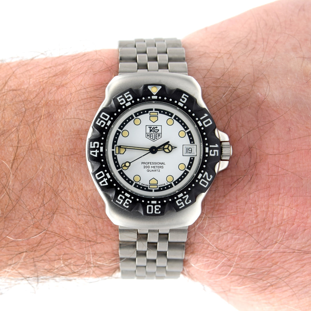 1990s TAG Heuer Formula 1 Series Neo vintage original Dive style Watch Model WA1218 - 34mm Stainless Steel