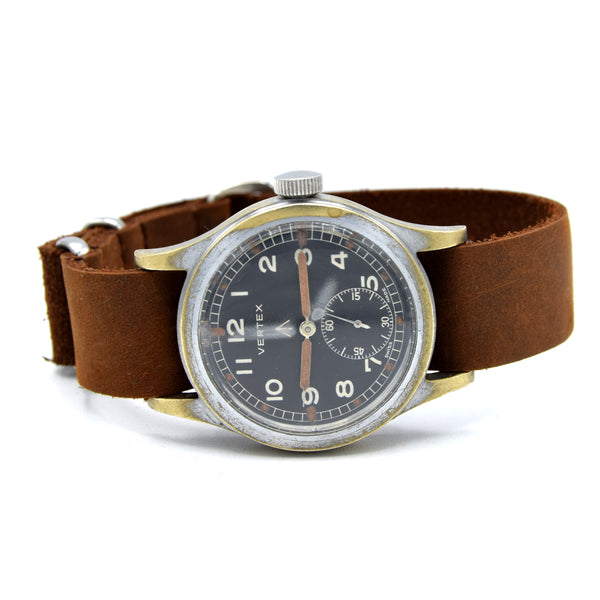 1945 Vertex watch co original untouched British Military WWW Dirty Dozen Wristwatch Army issue