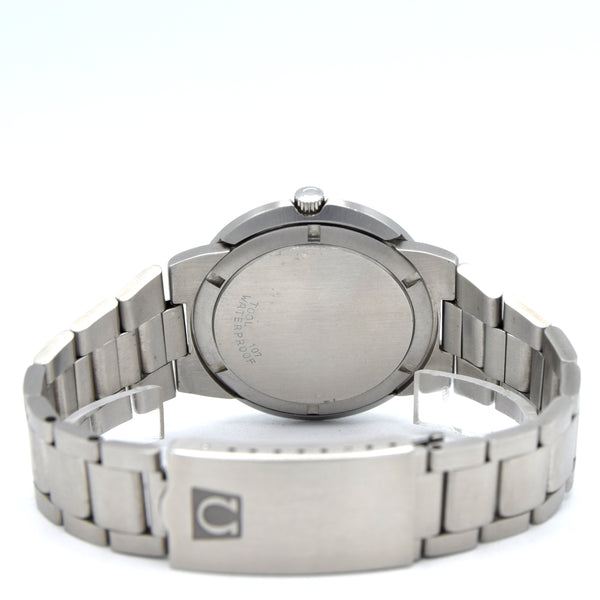 1971 Omega Geneve Dynamic Automatic with Rarer Grey bulls eye Dial 166.039 in Stainless Steel + Papers