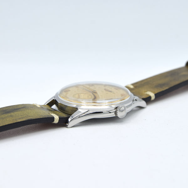 1953 Longines classic Manual Wind 35.5mm Wristwatch Model 7035-2 with renown Cal 12.68z