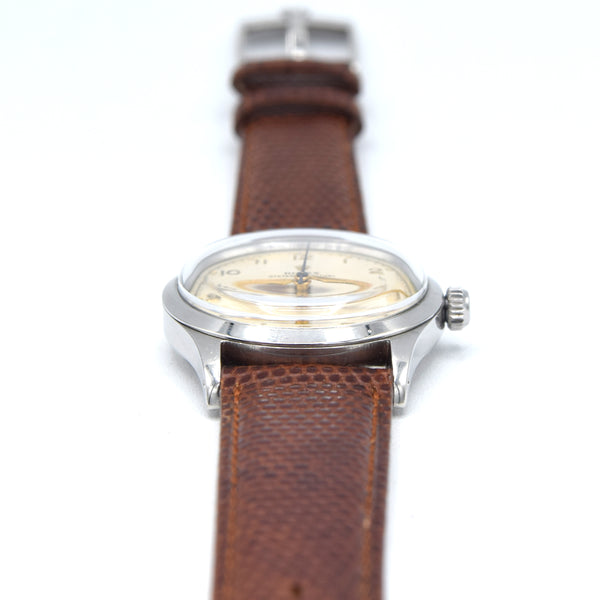 1957 Rolex Oyster Perpetual Model 6532 in stainless steel - Restored Arabic numeral Dial