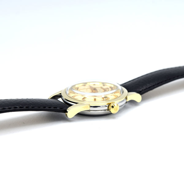 1958 Omega Constellation Chronometer Early Model 2943 with aged Patina Dial in Gold & Steel