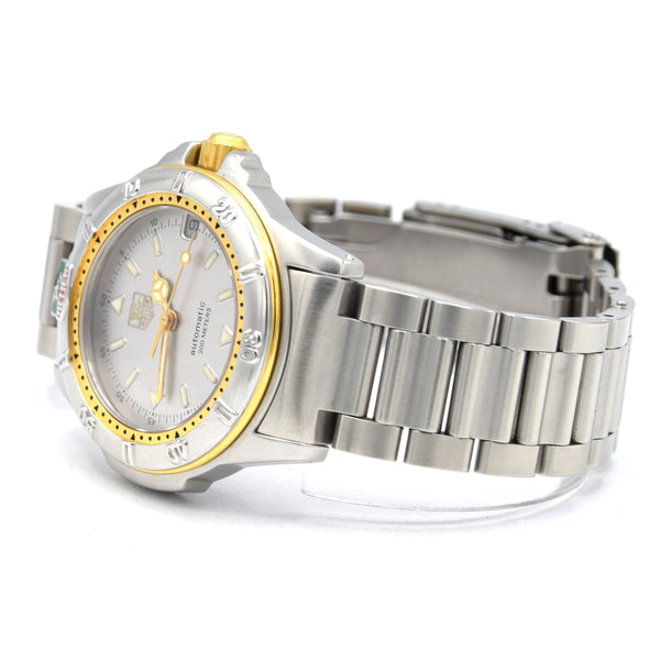 1990s TAG Heuer Date Automatic 4000 Series - 695.713KA 36mm Stainless Steel on Flip-Lock Bracelet