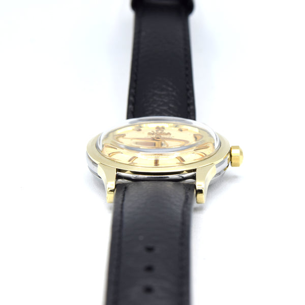 1958 Omega Constellation Chronometer Early Model 2943 with aged Patina Dial in Gold & Steel