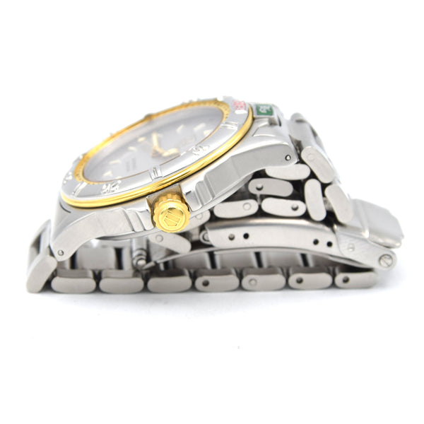 1990s TAG Heuer Date Automatic 4000 Series - 695.713KA 36mm Stainless Steel on Flip-Lock Bracelet