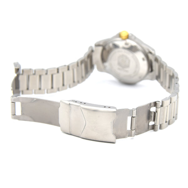 1990s TAG Heuer Date Automatic 4000 Series - 695.713KA 36mm Stainless Steel on Flip-Lock Bracelet