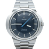 1969 Omega Geneve dynamic with Gorgeous matte blue Dial - unpolished Model 135.033 in steel