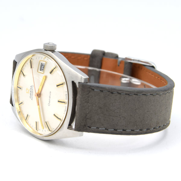 1969 Omega Geneve Automatic Date Model 166.041 in Stainless Steel with Cal 565 all original