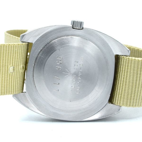 1977 CWC W10-6645-99 British Military Issue Mechanical Army watch - 2nd year of production