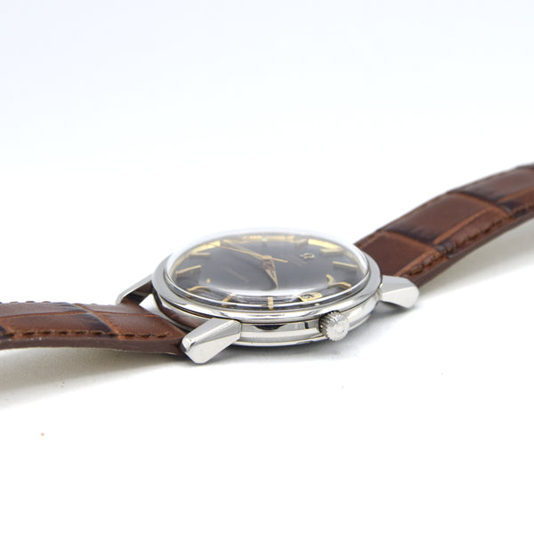 1966 Omega Automatic Seamaster Calendar Model 166.003 with original matte black dial