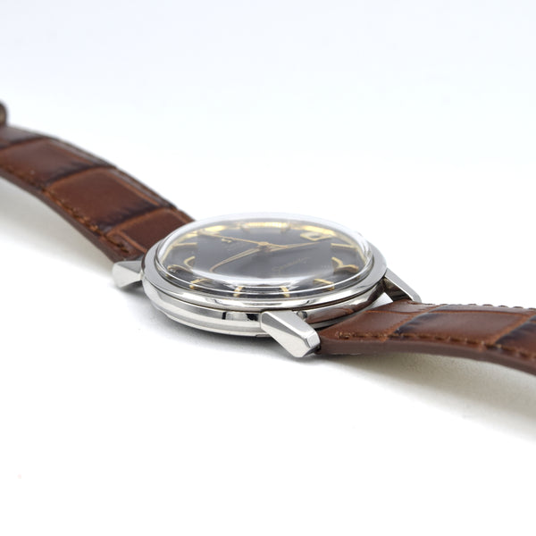 1966 Omega Automatic Seamaster Calendar Model 166.003 with original matte black dial