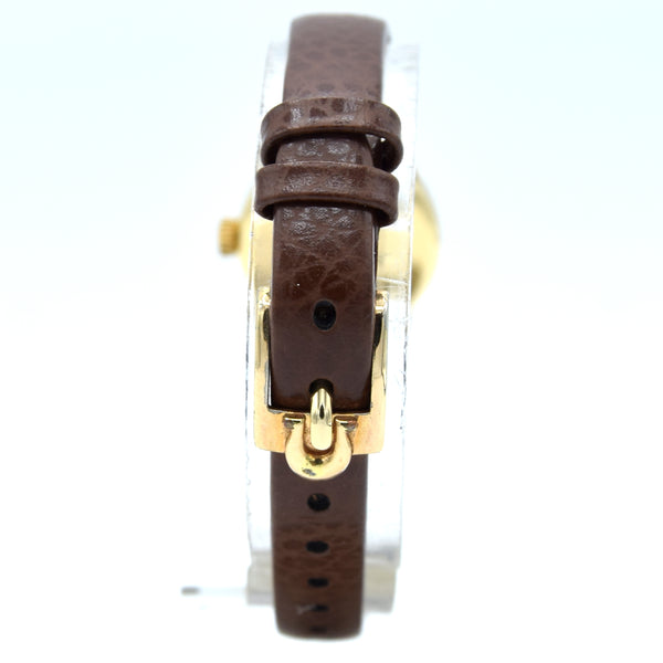 1954 Omega Petite & classic ladies dress watch in solid 18ct Gold with Omega box + buckle