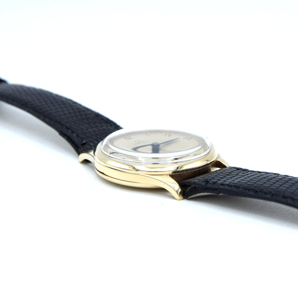 1944 Omega Gold WW2 period Manual Wind Dress Watch original Arabic dial Model 13322 in 9ct Gold