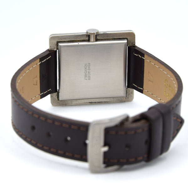 1967 Tissot Stylist Tank Swiss Hand-Wound Mechanical Watch – Roman Dial, Hobnail Case, Box & Signed Buckle
