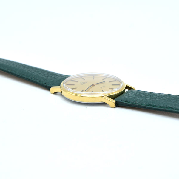 1979 Omega De ville classic manual Wind slim stylish Watch Model 511.532 in Gold tone