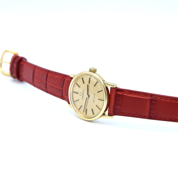 1975 Omega De ville classic ladies manual Wind slim Dress Watch Model 111.0104 caliber 625