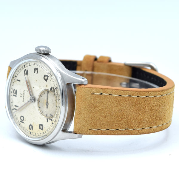 1944 Omega Ref. 2383-4 “All Arabic” Rare Original Dial Steel Military-Style Watch – Cal. 30T2