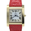 1990s Concord Tank Style Solid 14k Gold Swiss unisex Wristwatch – Unused Condition – Cartier Inspired Dress Watch
