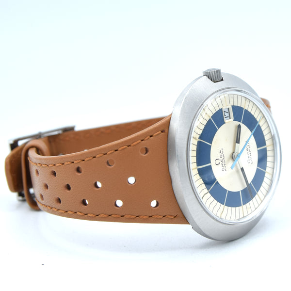 1972 Omega Geneve Dynamic Automatic Date model 166.039 Two Tone bullseye Dial Fernando Fontana