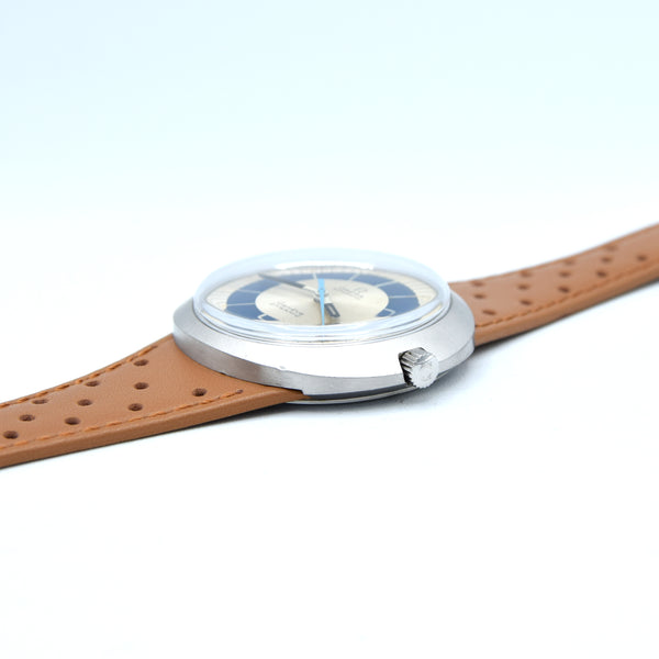 1972 Omega Geneve Dynamic Automatic Date model 166.039 Two Tone bullseye Dial Fernando Fontana