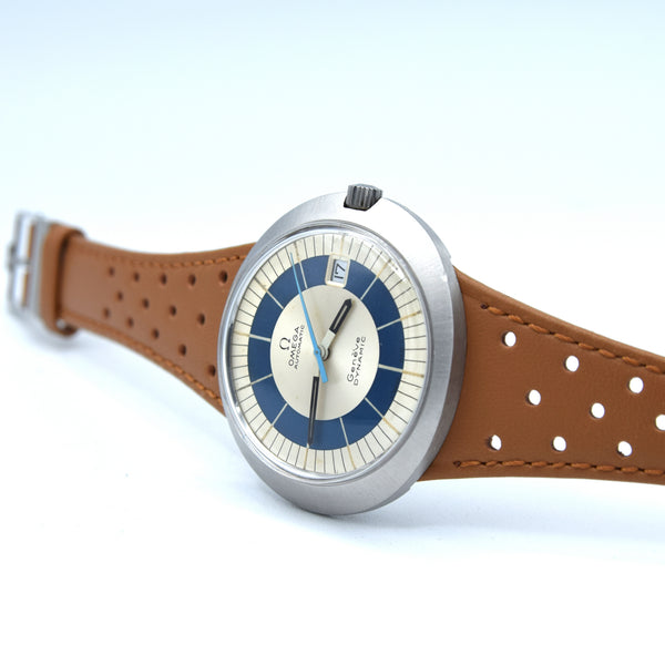 1972 Omega Geneve Dynamic Automatic Date model 166.039 Two Tone bullseye Dial Fernando Fontana