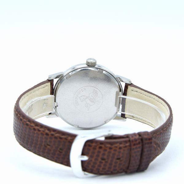 1966 Omega Seamaster with stunning Brown Linen Patina Dial in Stainless Steel Model 135.011