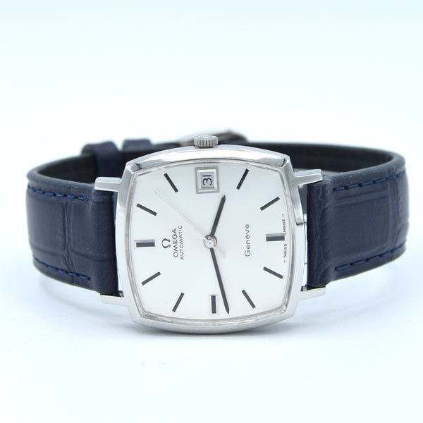 1973 Omega Genève “TV case” ref. 162.0052 – steel – cal 1012 – sharp silver sunburst dial – original plexi & crown