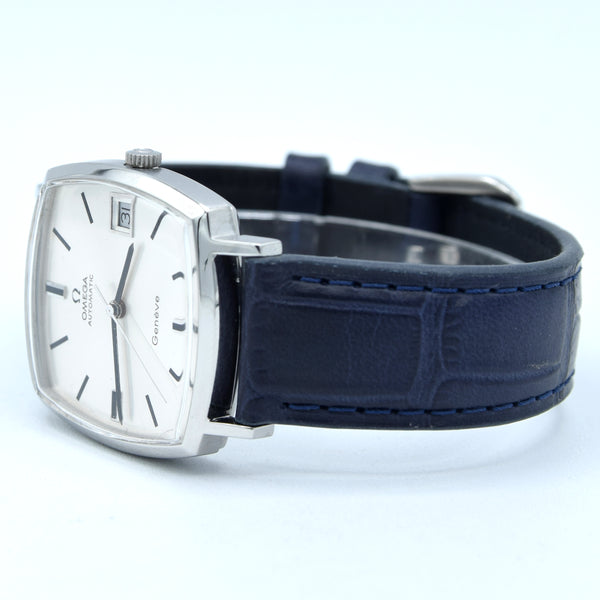 1973 Omega Genève “TV case” ref. 162.0052 – steel – cal 1012 – sharp silver sunburst dial – original plexi & crown