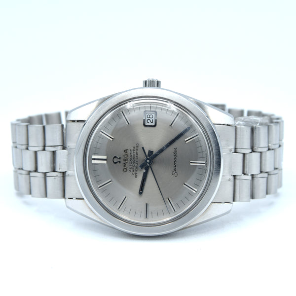 1967 Omega Seamaster Automatic Rare chronometer officially certified Date Model 168.022 on bracelet